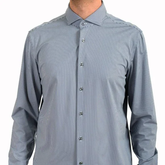 Hugo Boss | Shirts | Hugo Boss Mens Jason Slim Fit Striped Long Sleeve Dress  Shirt Us 5 It 38 | Poshmark